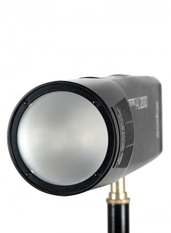 H200R  Godox Witstro Round Flash Head for AD200 TTL Pocket Flash Black