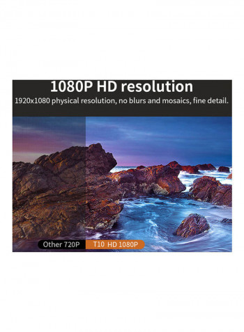 HD Home Projector PAS0760US-2 White