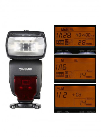 Wireless Transceiver Speedlite Flash Set 21x6.5x5centimeter black