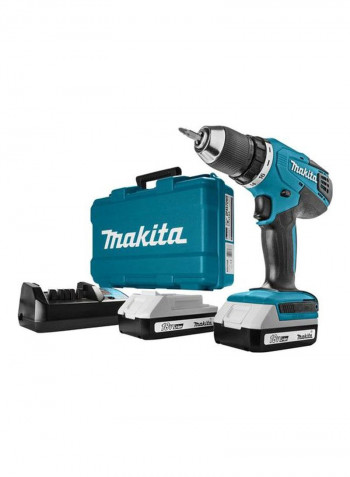 Cordless Driver Drill Black/Blue/Silver 221x83x240millimeter