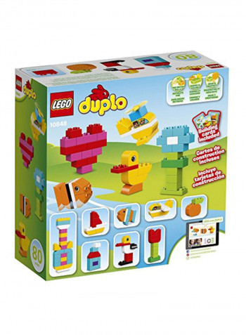 80-Piece Duplo My First Bricks Building Set 10848