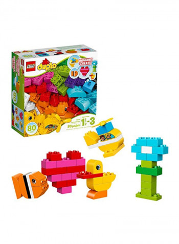 80-Piece Duplo My First Bricks Building Set 10848