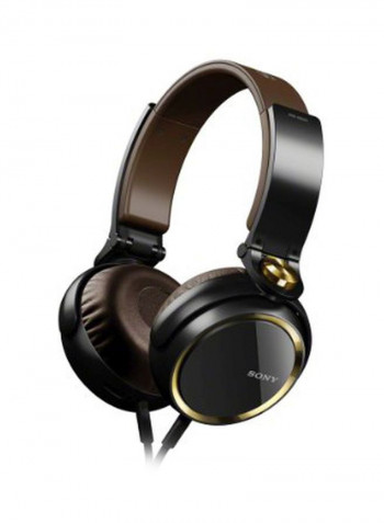 MDRXB600IP Wired On-Ear Headphone Black/Brown