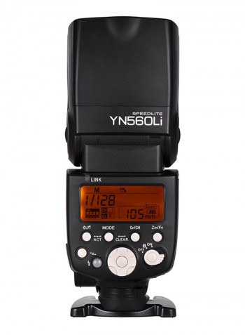 Wireless Master Slave Flash Speedlite GN58 Ultrafast Charging Recycle System Supports USB Firmware Upgrade Black/Orange/White