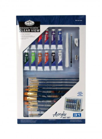 Essentials Acrylic Painting Sets Red/White/Black