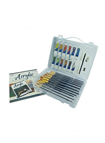 Essentials Acrylic Painting Sets Red/White/Black