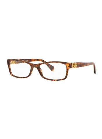 Women's Rectangular Eyeglass Frame - Lens Size: 53 mm