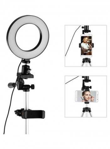 Phone Live Streaming Lighting Kit White/Black