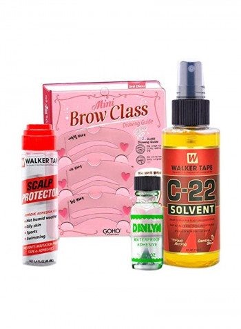 4-Piece Wig Adhesive Remover Set Multicolour