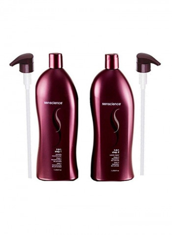 C.P.R - Cuticle Porosity Reconstructor Treatment - Step 1 And 2 Duo With Pumps 33.8ounce
