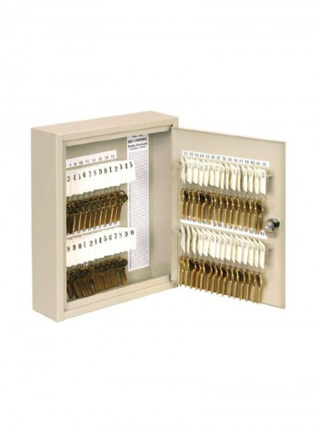 Wall Mountable Key Cabinet Putty Gold