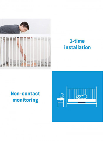 Baby Movement Monitor With Wireless Sensor Pad Set