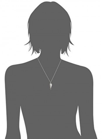 Sterling Silver Diamond Necklace