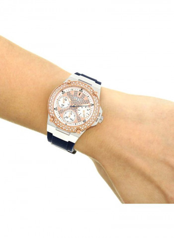 Women's Crystal Studded Analog Watch W1291L2