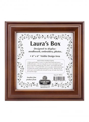 Laura's Square Box Mahogany