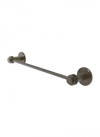 Mercury Collection Dotted Accent Towel Bar Antique Brass 24inch