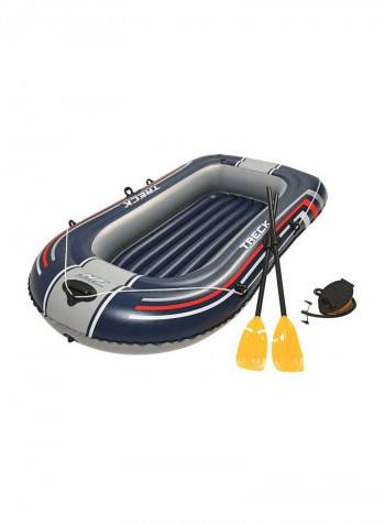 4-Piece Hydro Force Treck X2 Inflatable Raft Set 234x25x135centimeter