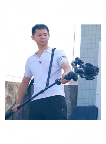 Handheld Camera Stabilizer Selfie Stick Black