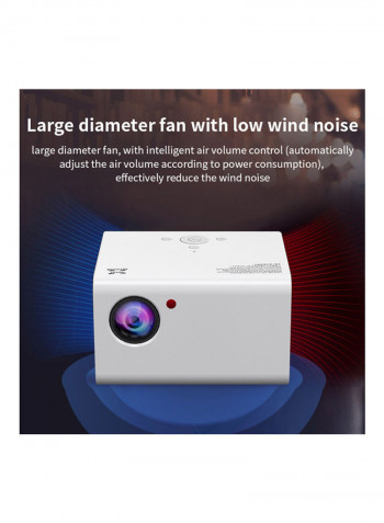 T10 Full HD LED Home Projector PAS0760EU-2 White/Black
