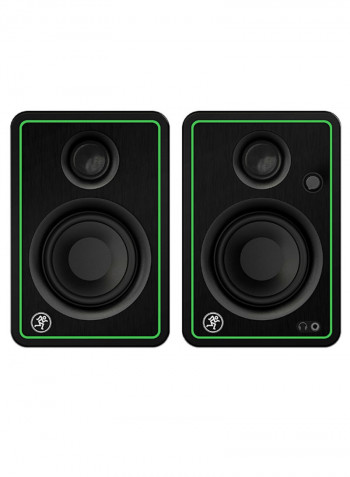 2-Piece Multimedia Speaker Set With Bluetooth CR3-XBT Black