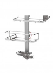 Adjustable Shower Caddy Silver