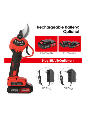 Cordless Electric Pruning Shear Set Multicolour