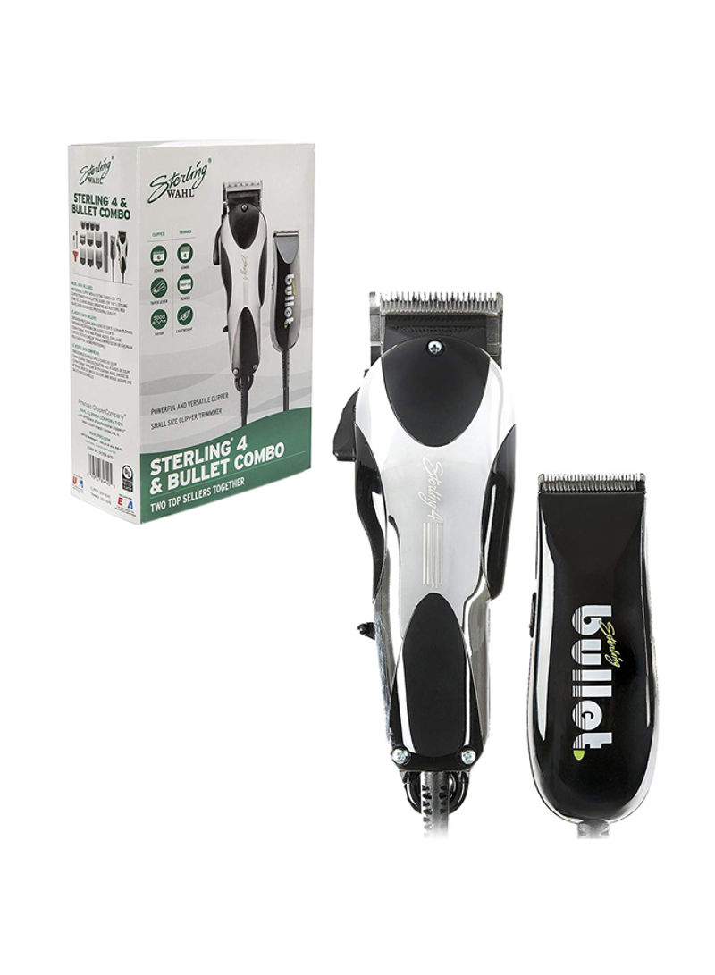 Sterling 4 Clipper And Bullet Trimer Combo Black/Silver