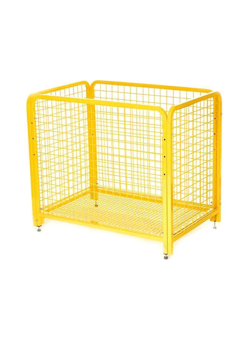 Basket Storage Bin Yellow 90x105centimeter
