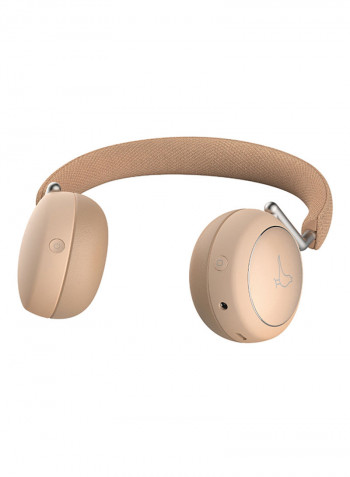 Q Adapt On-Ear Wireless Headphones Elegant Nude