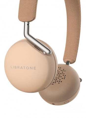Q Adapt On-Ear Wireless Headphones Elegant Nude