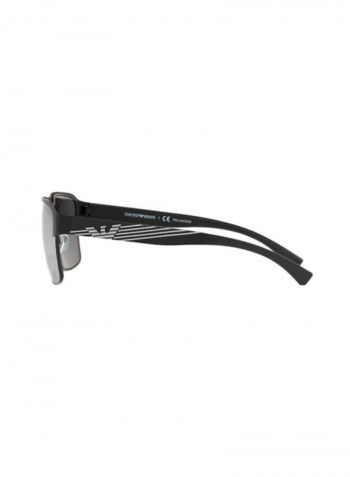 Men's Polarized Rectangular Sunglasses - Lens Size: 57 mm