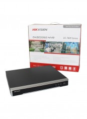 8-Channel 4K Plug And Play UHD Network Video Recorder With PoE Black/Grey