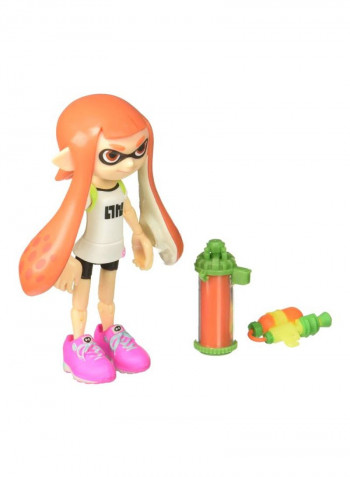 Inkling Girl With Blaster Action Figure 4-Inch 4inch