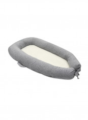 PurAir Breathable Maxi Sleep Nest, 6-36M, Marl Grey