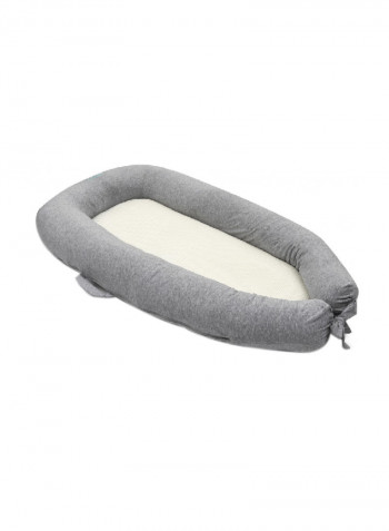 PurAir Breathable Maxi Sleep Nest, 6-36M, Marl Grey