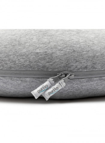 PurAir Breathable Maxi Sleep Nest, 6-36M, Marl Grey