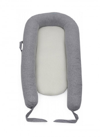 PurAir Breathable Maxi Sleep Nest, 6-36M, Marl Grey