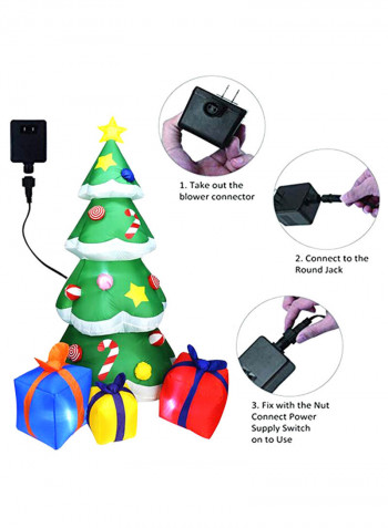 Decorative Inflatable Christmas Tree With Gift Boxes Multicolour