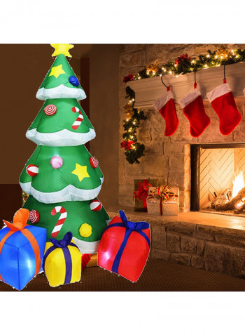 Decorative Inflatable Christmas Tree With Gift Boxes Multicolour