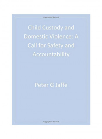 Child Custody And Domestic Violence: A Call For Safety And Accountability Hardcover