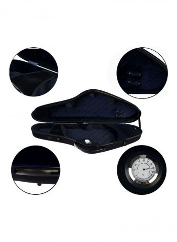 Composite Carbon Fiber Full Size Violin Hard Case with Carry Handle
