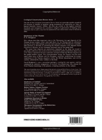 Quaternary Of The Thames Paperback