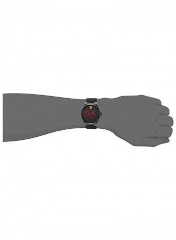 Men's Quartz Rubber Analog Watch 830431