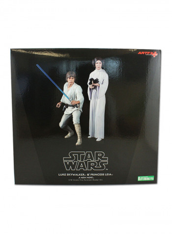 Star Wars Luke Skywalker & Princess Leia Artfx+ Statue