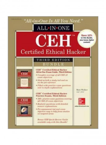 CEH Certified Ethical Hacker Paperback 3