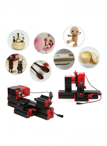 6-in-1 Multi-Functional Motorized Transformer Machine Jigsaw Black 47.5cm
