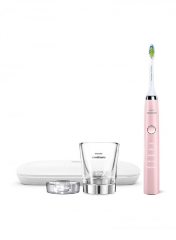 Diamond Clean Electric Toothbrush Kit Pink/White