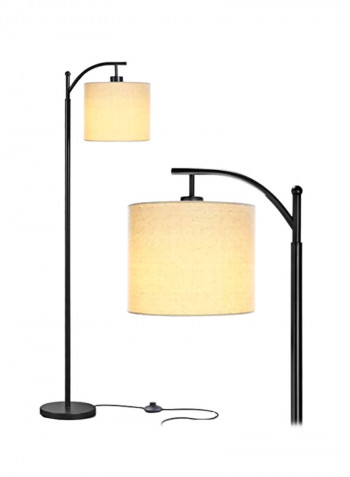 Bedroom And Living Room LED Floor Lamp Classic Black 11 x 11 x 61.8inch