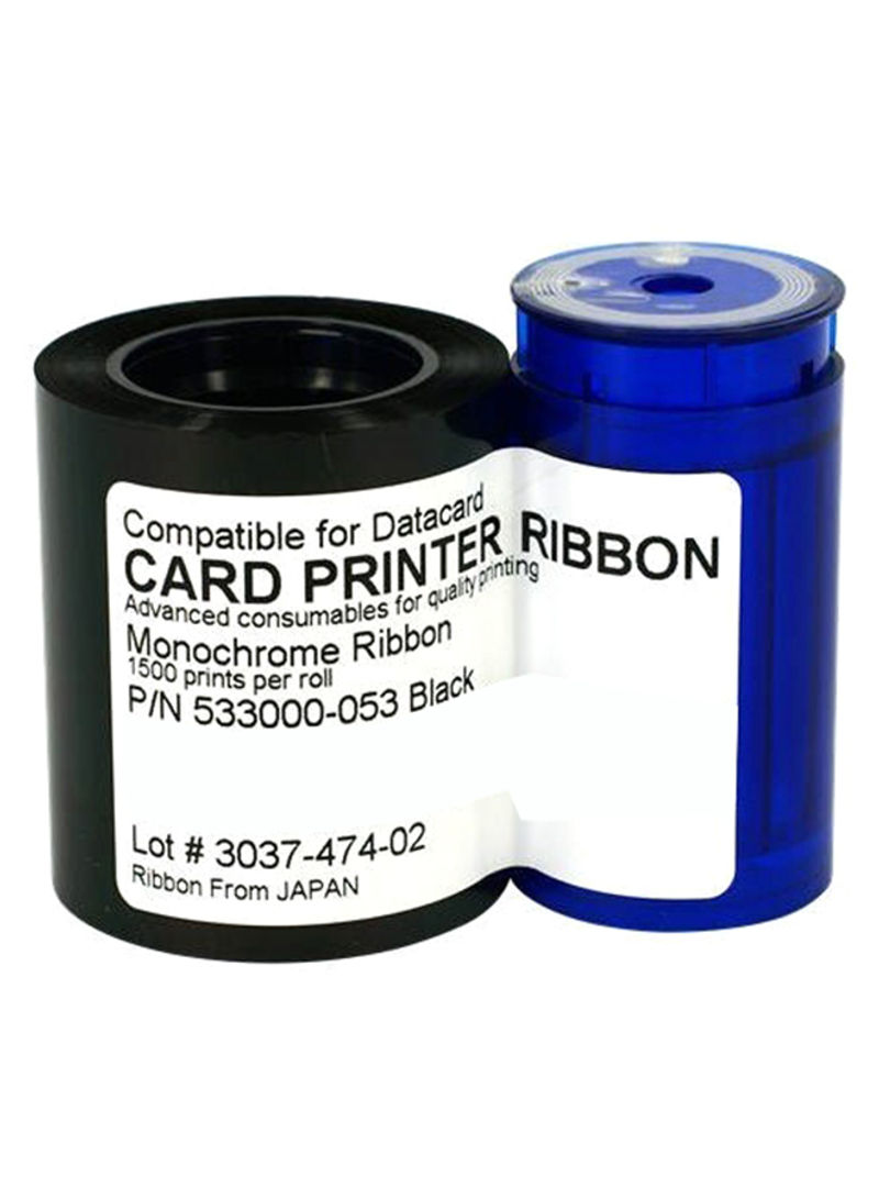 Card Printer Ribbon Black