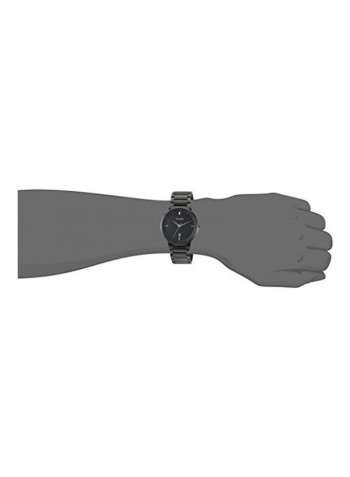 Men's Analog Wrist Watch with Stainless Steel Strap